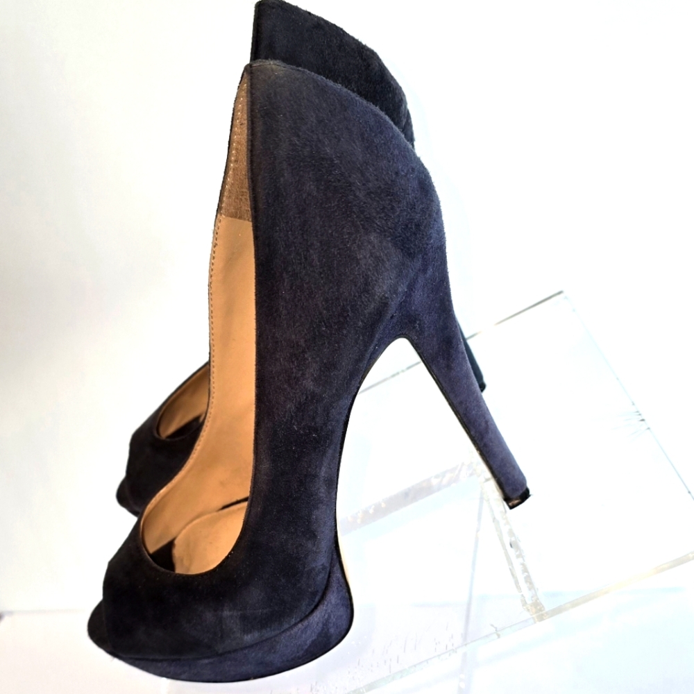 Jessica Simpson, JP-SteveNavy Blue Platforms, 7.5 US